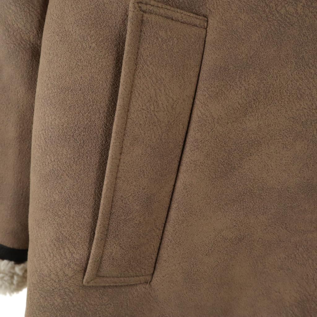 ZARA Mouton coat M beige Women Used