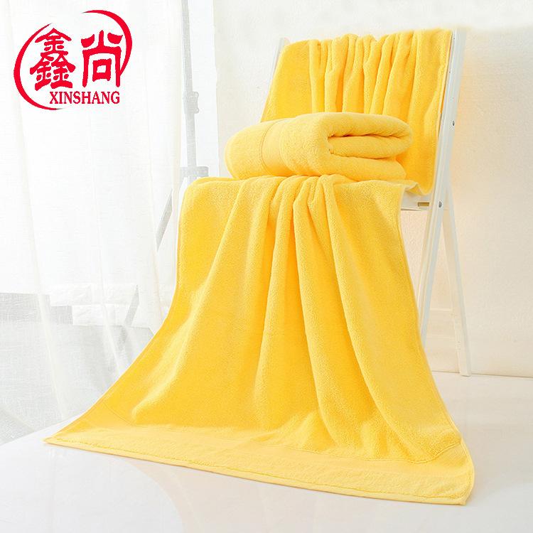 Bath Towel Pure Cotton Combed Cotton Wine Bath Towel Adult Thickened Absorbent Cotton Marathon Beach Towel
