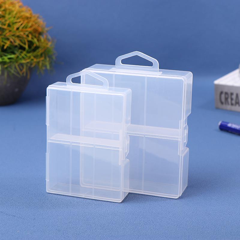 Battery Storage Holder Plastic Transparent Container For Maximum 24 X Aa Aaa Batteries Organizer Box Case