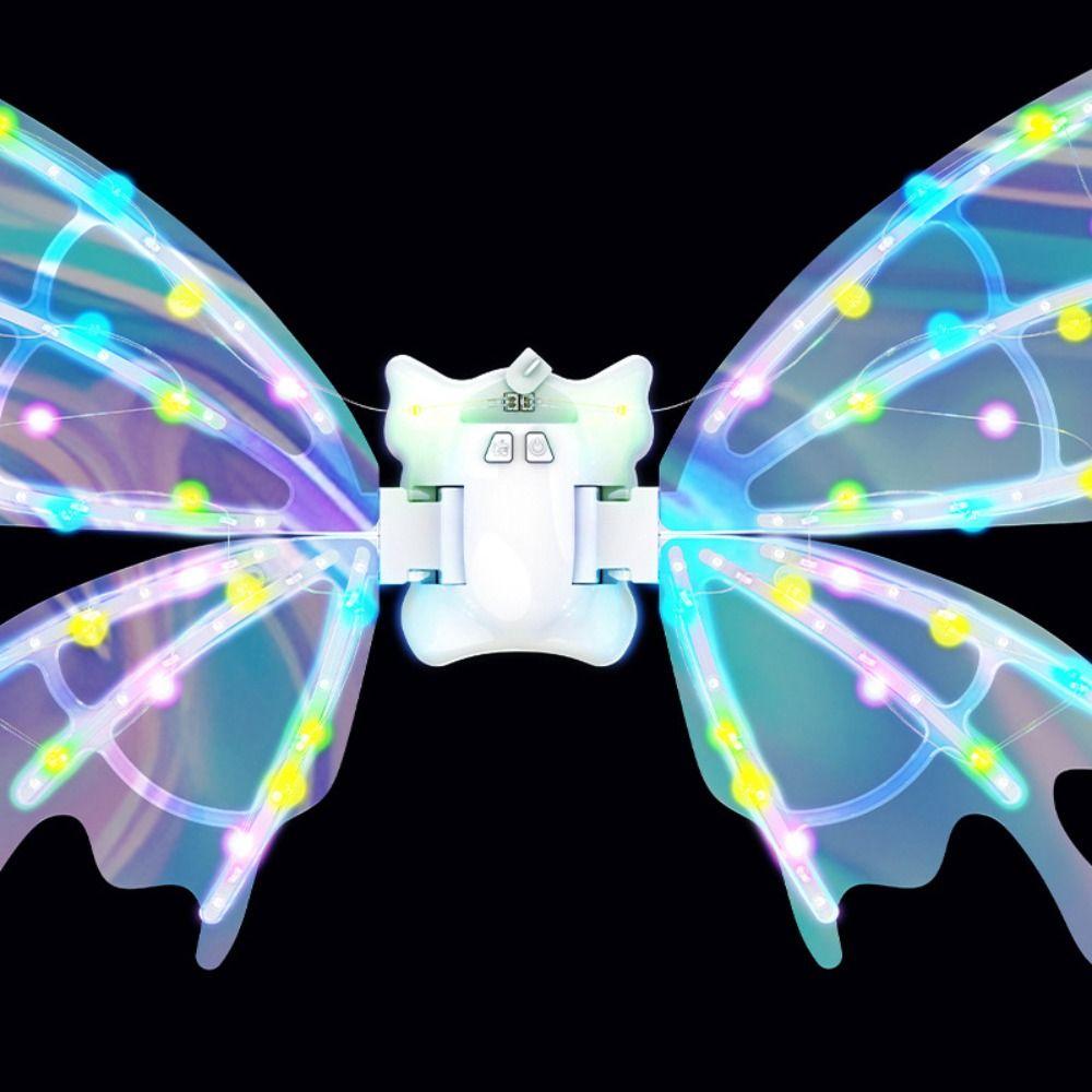 with Light Music Fairy Angel Wing  Halloween Christmas Birthday Party Decor