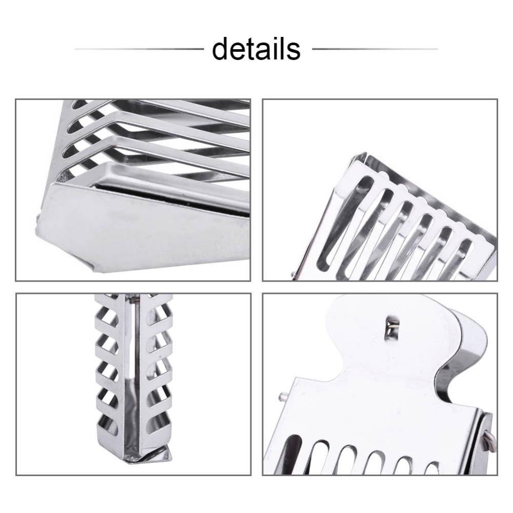 10Pcs Stainless Steel Queen Bee Clip Silver Queen Bee Cage Easy To Use Queen Bee Catcher  Apiculture