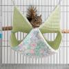 Cartoon Pattern Double-layer Hamster Hammock Breathable Squirrel Hanging Nest  for Pet Cage
