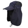 Sun Protection Hat Windproof Sand Prevent with Neck Cover for Outdoor Fishing Hiking CampingNavy Blue