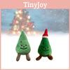 Adorable Christmas Tree Plush Ornament Soft And Cozy Green And Red Decoration For Gifts