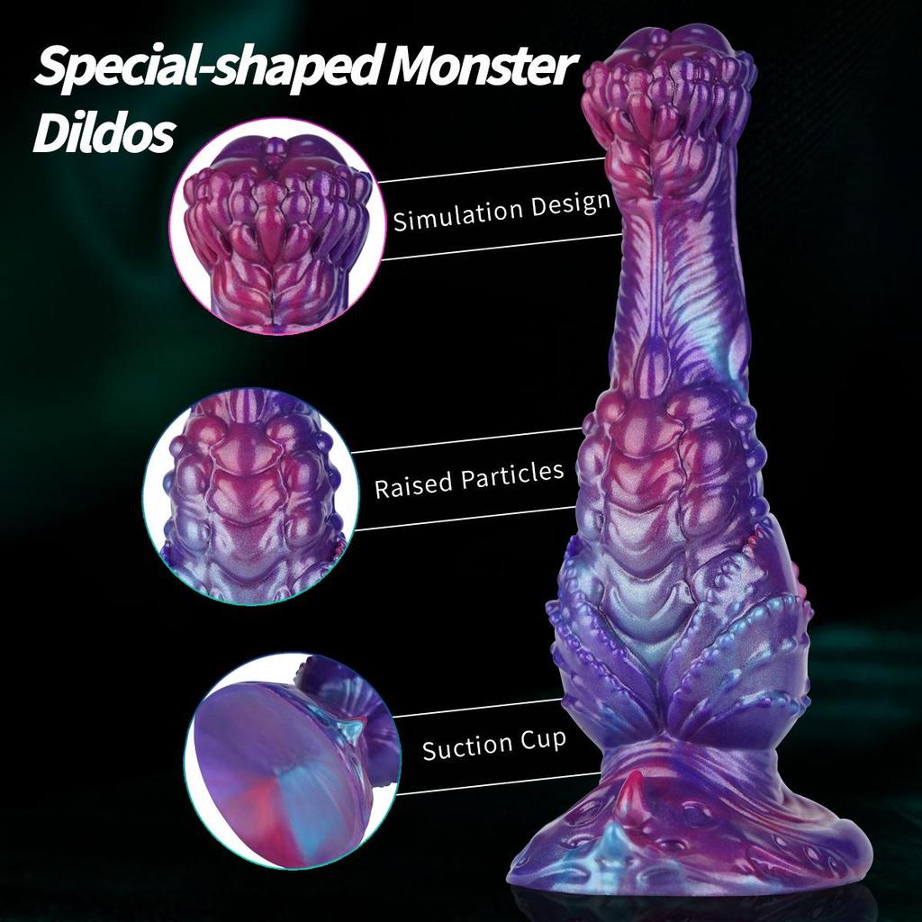 Alien Phallus Super Large Realistic Masturbator: Female Orgasm Toy - Adult Sex Product.