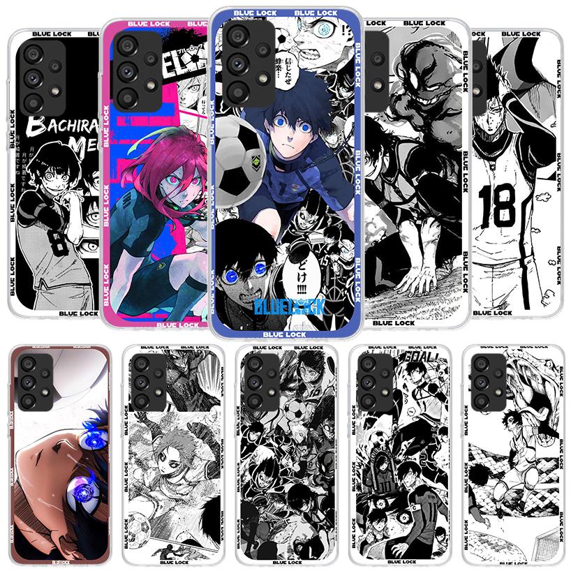 Anime Blue Lock Phone Case For Samsung Galaxy A17 A37 A57 A16 A26 A36 A56 A15 A25 A35 A55 A14 A24 A34 A54 A13 A23 A33 A53 A15 A2