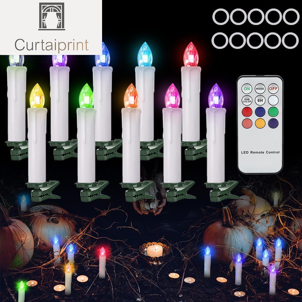 Świece LED, Zdalne sterowanie czasowe, Oświetlenie kolorowe RGB, Wodoodporna świeca elektroniczna, Świeca do dekoracji domu, Walentynki