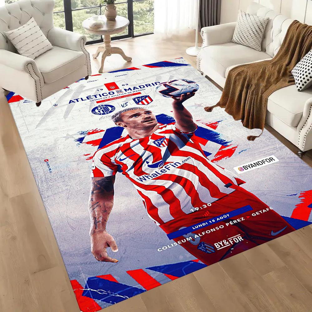 Atletico Madrid Yer Halısı Ofis Halısı Oyun Odası Giriş Yemek Odası Dekorasyonu İçin Mükemmel Odayı Dekore Edin Kaymaz Halı Anime Ofis Dekorasyonu Düğün Partisi Hediyesi