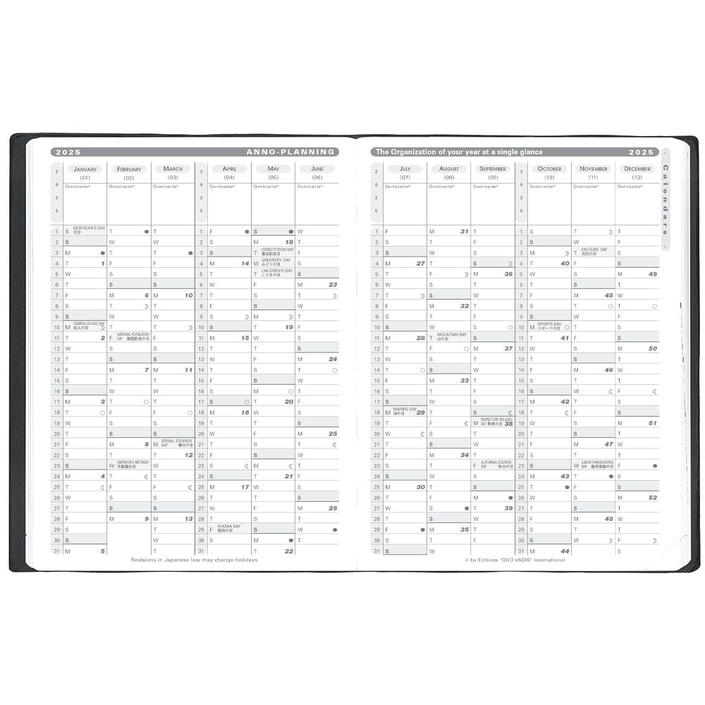 Quo Vadis 2025 Edition Trinote/Club Planner Diary (Weekly Vertical, Starting December 2024, B5 Variant, 18x24cm), Sky Blue (qv04802sb)