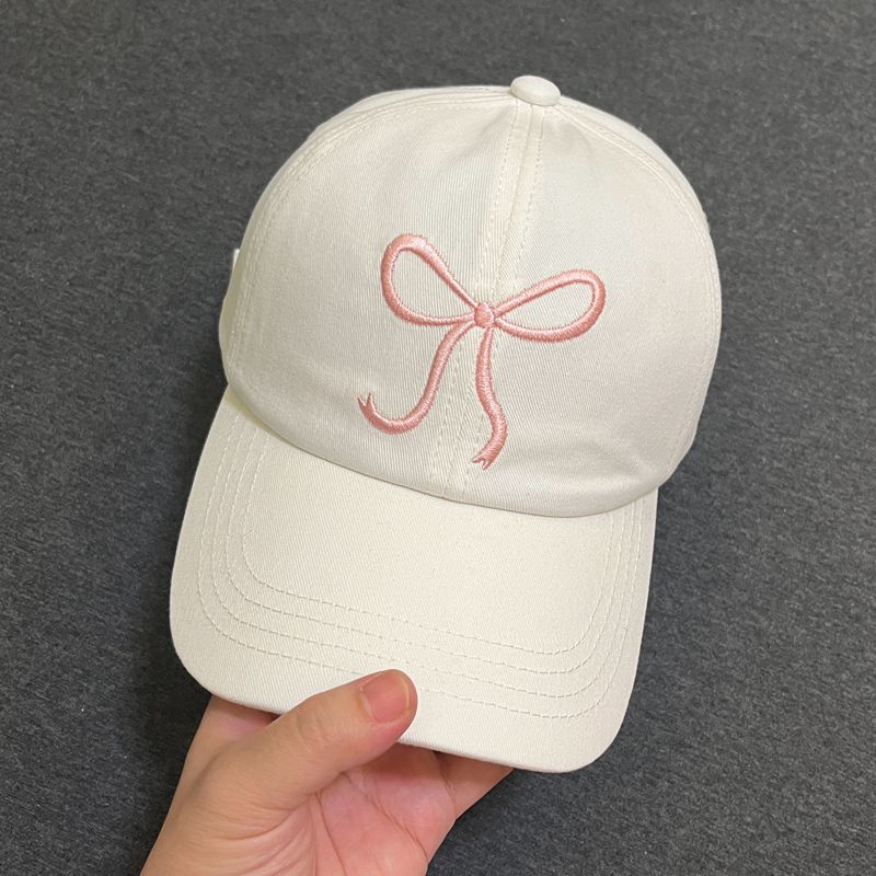 Fashion Hat Female Ins Sweet Cute Bow Baseball Cap Four Seasons Sunshade Cap