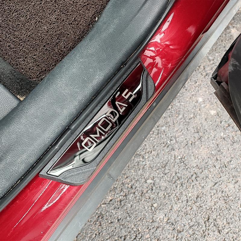 Für Omoda 5   2024 2025 Türschwellen-Schutz Schmutzfänger Pedalschwelle Styling-Aufkleber Schutzleiste Autozubehör