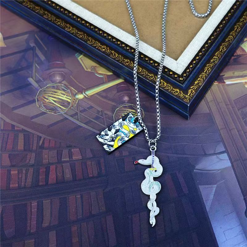 Demon Slayer Kamado Tanjirou Necklace Rengoku Kyoujurou Merchandise Cute Creative Cartoon Figures Fashion Costume Party