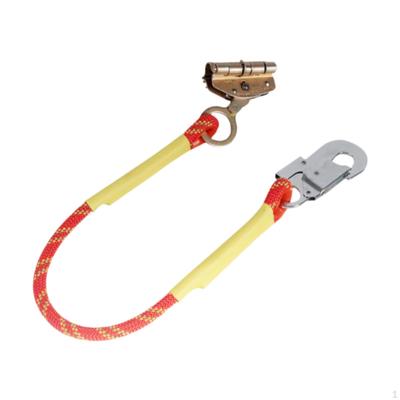 Cuerda de Nylon Bloqueo Automático Detenedor de Caídas Protección 6 kN Fuerza de Tracción Pinza para Exploración de Cuevas