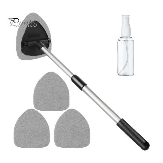 

Средство для мытья окон автомобиля, инструмент для мытья лобового стекла с длинной ручкой, не царапающий универсальный набор для ухода за автомобильными стеклами и зеркалами