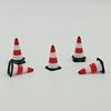 Mini Ice Cream Cone Toy - Traffic Cone and Barrier Marker Model for Kids