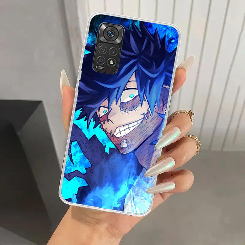 My Hero MHA Dabi Bnha Phone Case for Xiaomi Redmi Note 15 14 14S 13 12S 12 Pro 11S 11 Plus 11T 11E 10S Soft Funda Print Shell Re