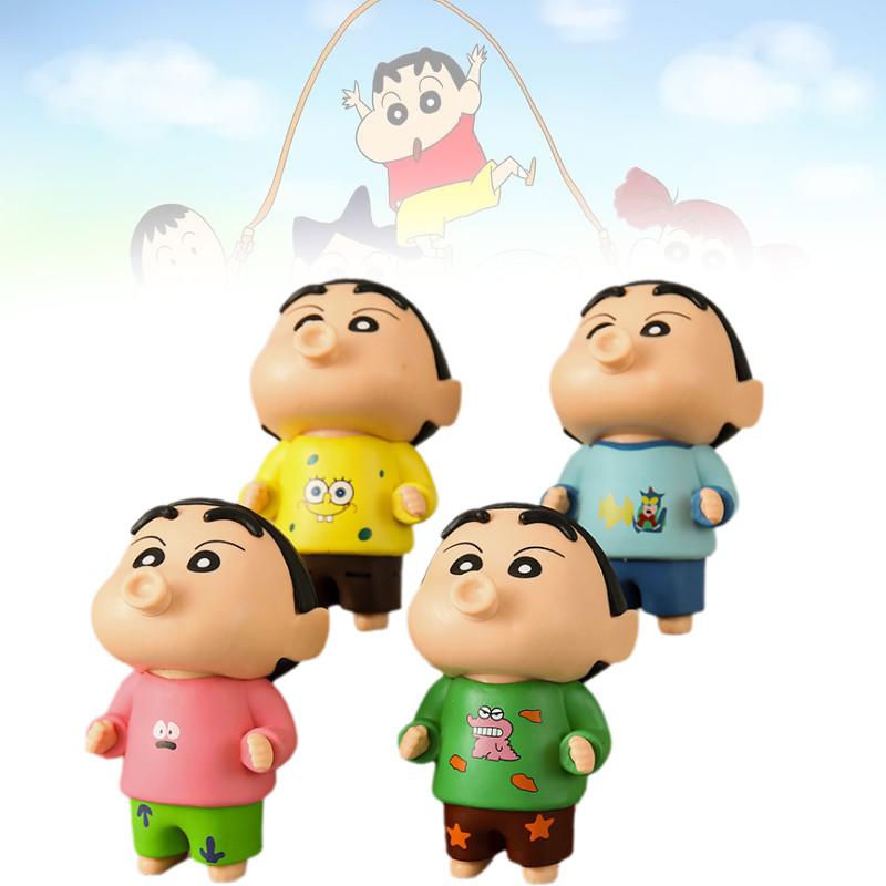 Entzückende PVC Shin-chan Figur Sammlerstück Niedlicher Cartoon-Charakter Ausstellungsstück Set
