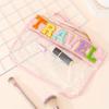 1PC Makeup Bag Transparent Cute ID Bag Waterproof Portable Handbag Large Capacity Makeup Bag