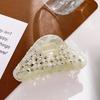 Chic Trendy And Oversized Rhinestone Hair Claw Clip In Soft Pastel Colors For Women