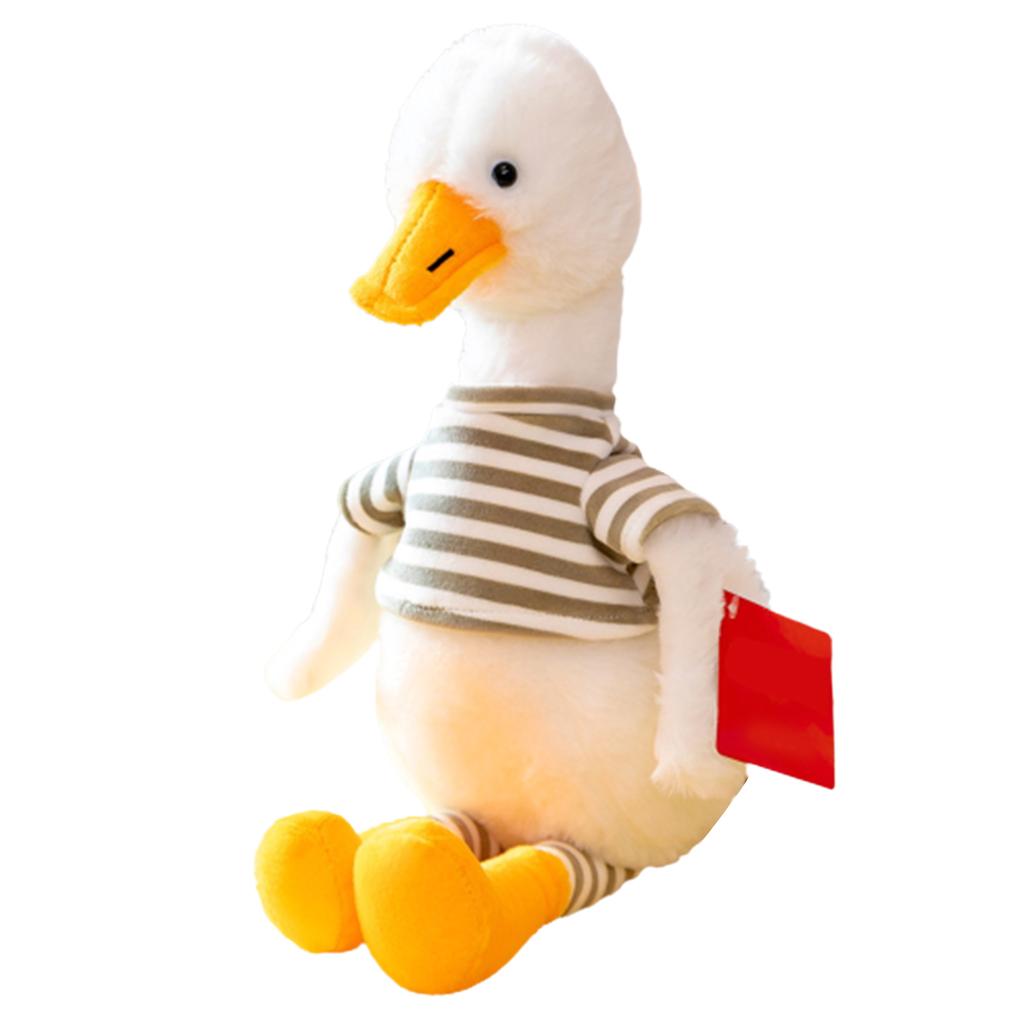 Plush Stuffed Toys Cartoon Goose Doll Early Educational Development Toy