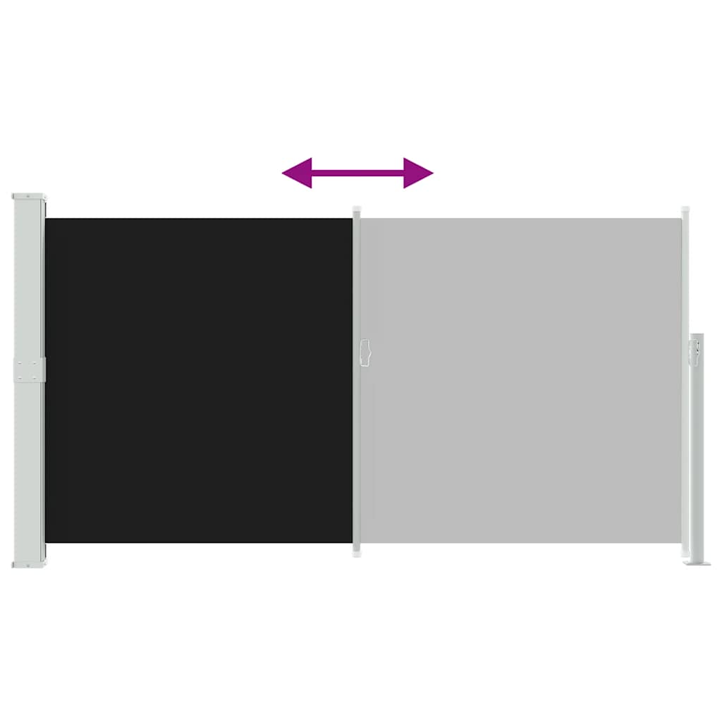 Side Awning 160 X 300 Cm Black