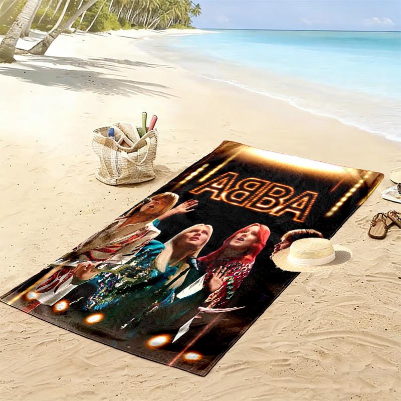 Rock Legends Unite Beach Towel Portable for Travel Beach Seaside Swim Absorbent Bath Towel Fashion Beach Comfort Printing