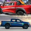 Auto Dekor Aufkleber Für LKW Karosserie Heckklappe Langlebig Retro Vinyl Aufkleber Für Hilux 2025 RAM 1500 Ranger Nissan Frontier Isuzu D-Max