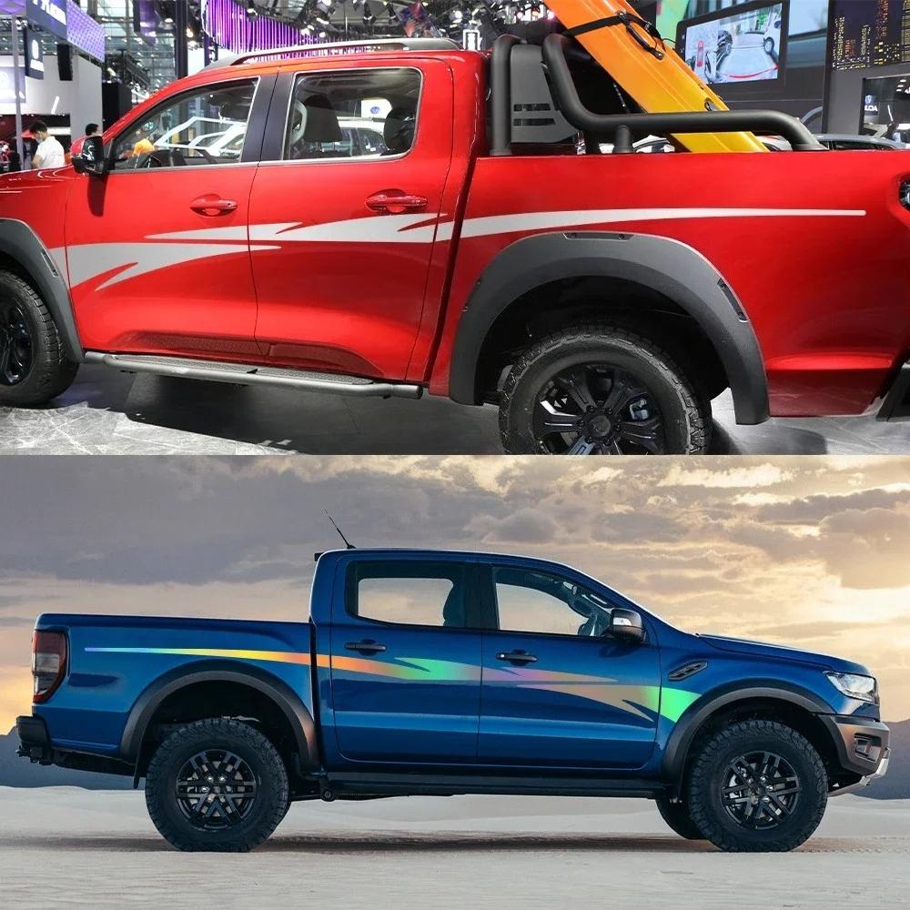 Auto Dekor Aufkleber Für LKW Karosserie Heckklappe Langlebig Retro Vinyl Aufkleber Für Hilux 2025 RAM 1500 Ranger Nissan Frontier Isuzu D-Max