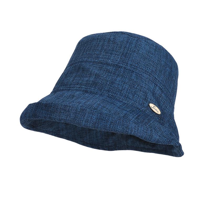 Classic Summer Sun Protection Fisherman Hat With Breathable Polyester For Women