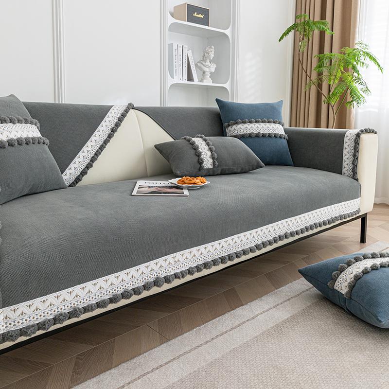 

1 шт. утолщенная подушка для дивана, нескользящий защитный чехол для дивана, устойчивый к царапинам от домашних животных, подходит для 1/2/3/4-местных моющихся полотенец для дивана A-70X70