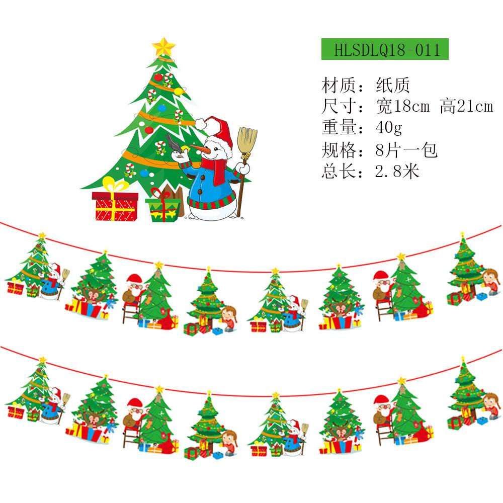 Designed Paper Beautifully Christmas Flags For Festive Holiday Scene Setting