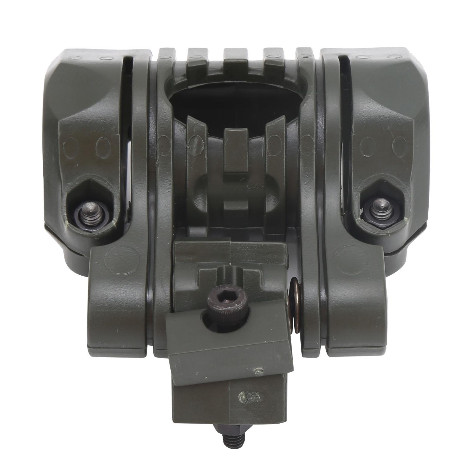 

25 мм Крепление для фонарика на шлем, держатель для фонарика, портативный фонарик, пластиковый зажим, кронштейн