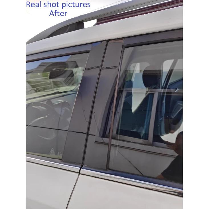 For Porsche Panamera 970 MK1 2009~2016 Chassis G1 Window Trim Covers Center Film Column B C Pillar Posts Sticker Car Accessories