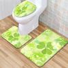 Stylish And Simple Toilet Floor Mat Three-Piece Bathroom 3-Piece Carpet Door Mat