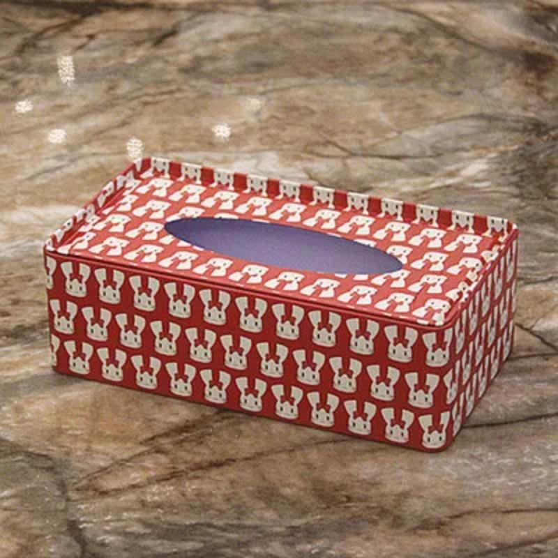 NEUE Hochwertige Taschentuchbox im ländlichen Stil mit Rosenmuster, Schreibtischdekoration aus Eisen