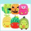 Mochila de Frutas de Desenho Animado Adorável Para Crianças de 2-4 Anos Bolsa de Ombro de Pelúcia Venda Direta de Fábrica