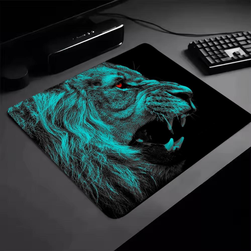 Mouse Pad New Computer Small size Mousepads Cartoon Natural Rubber Non-Slip Gamer Desk Mats 18*22 Lion Home Carpet Mouse Mat