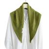 New Korean version solid color triangle scarf scarf women's warm knitted small scarf versatile outer neck protection scarf