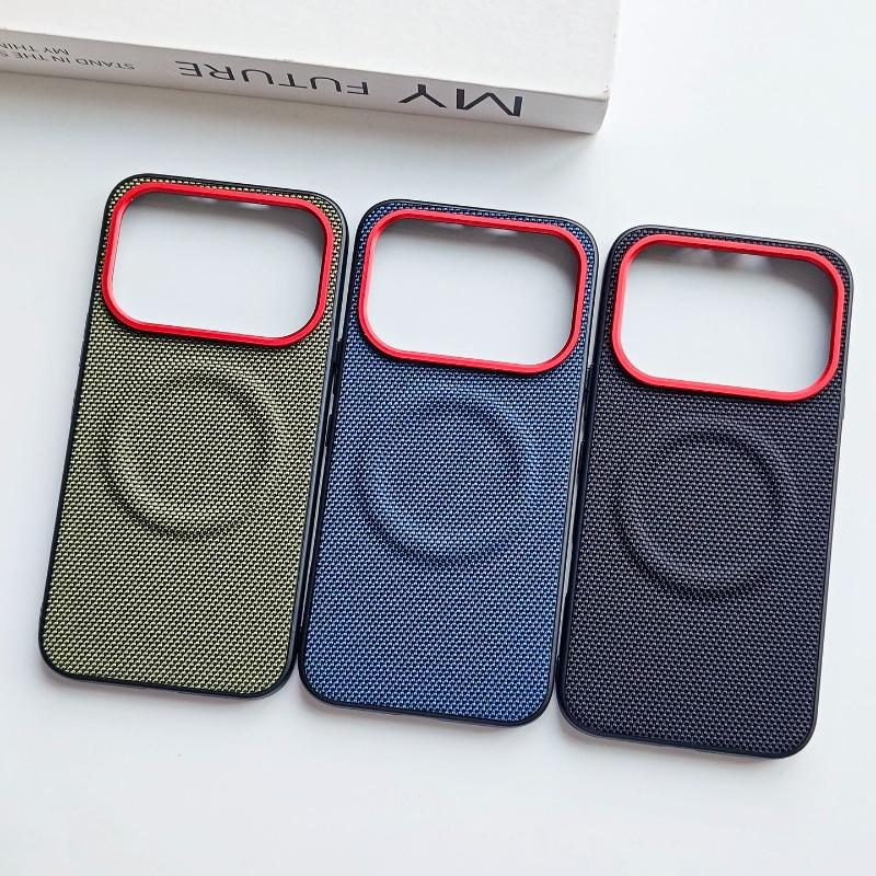 For Infinix Note Edge Case Fashion Magnetic For MagSafe Matte Nylon Leather Phone Cover New Arrivals Non-Slip Dustproof Bumper