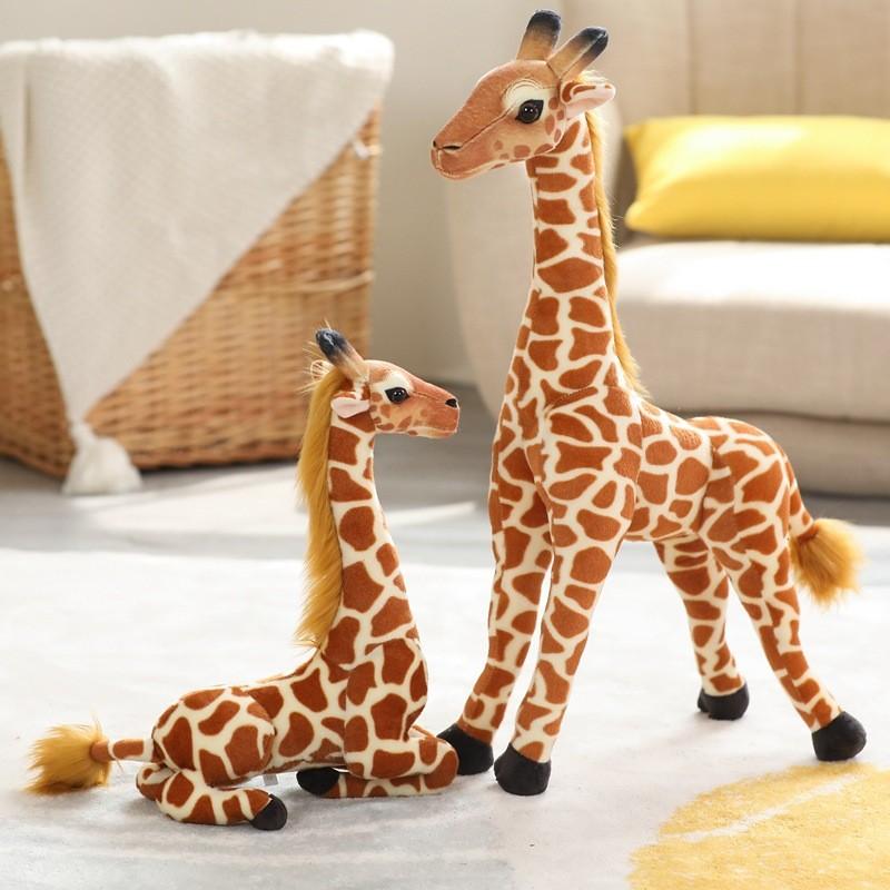 Stuffed Giraffe Cute Animal Cartoon Children Sleep Accompany Boy Gifts Girl
