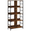Bookshelf Smoked Oak 78.5 x 33 x 153 cm Wood Based Panel