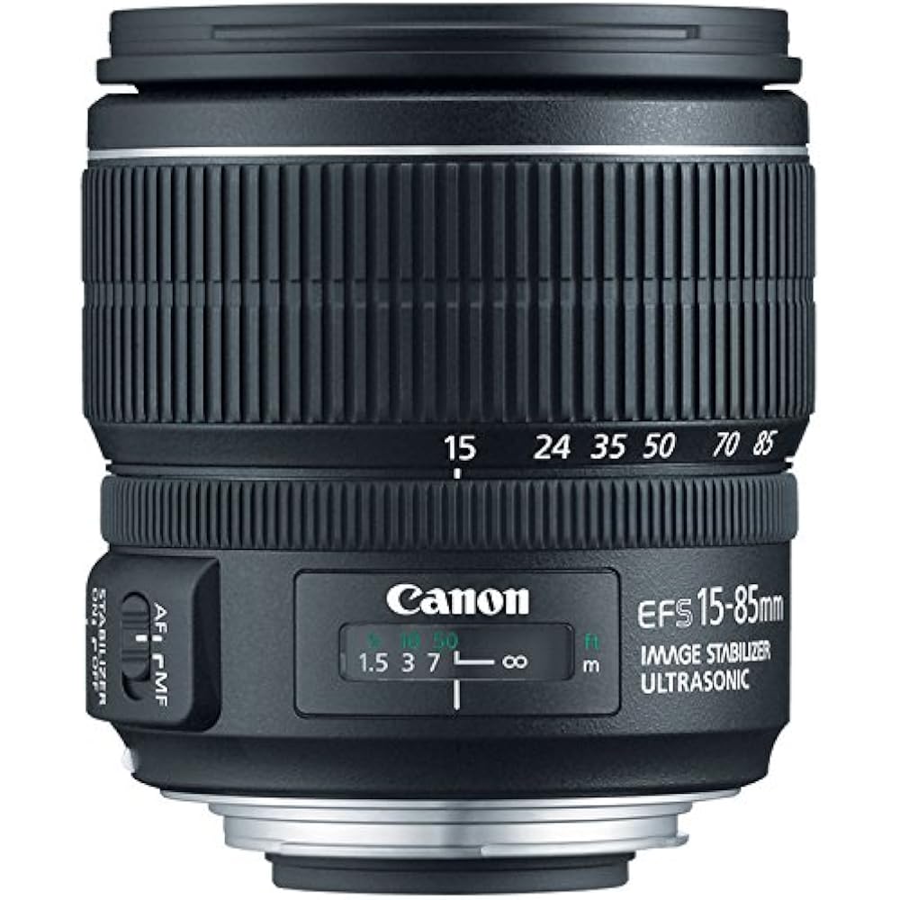 Canon Wide Angle Zoom Lens EF-S15-85mm F3.5-5.6 IS USM APS-C Compatible