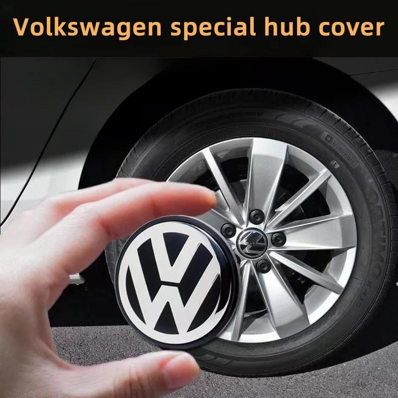 2026 Hot For VOLKSWAGEN VW 4pcs 55-56mm For VW Golf Passat Jetta Beetle CC Bora Polo Touareg Tiguan Wheel Center Cap Rim Caps Ca