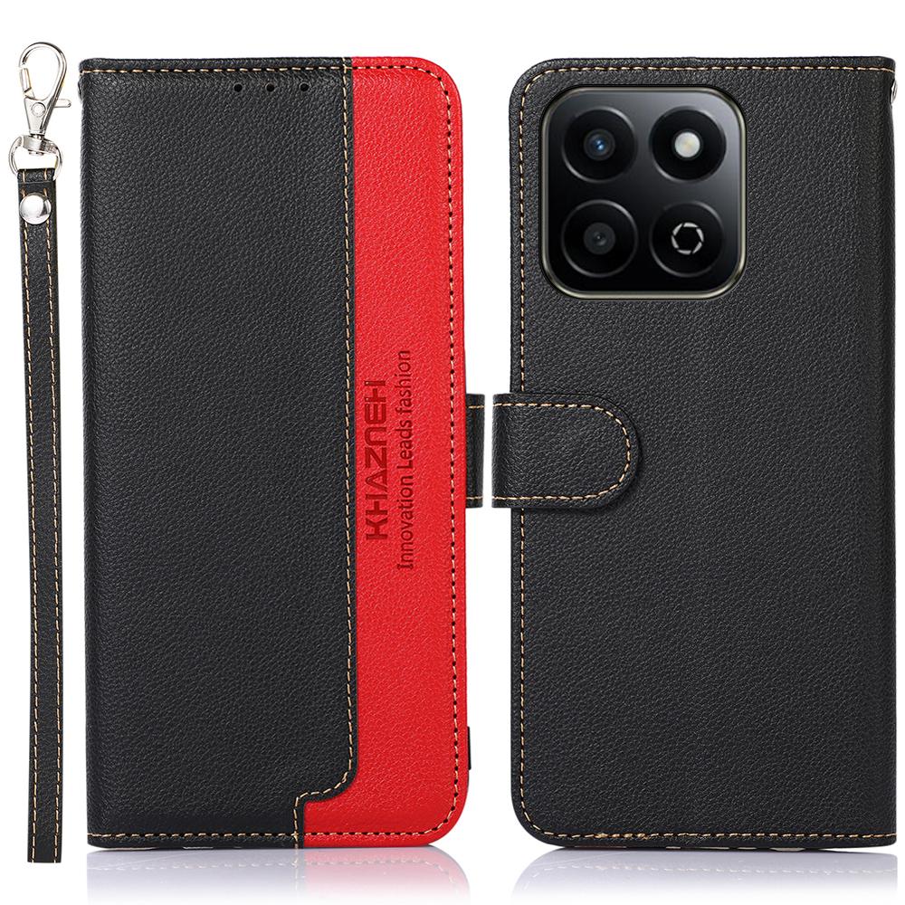 For Honor X7c 4G/200 Smart 5G/Play 60 Plus 5G Case RFID Blocking Wallet PU Leather Phone Cover