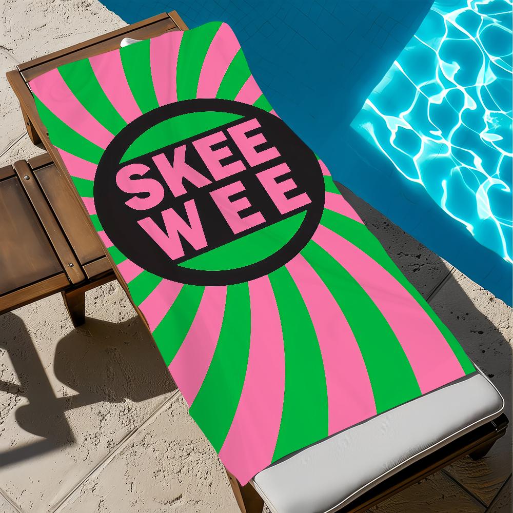 A-alpha-a K-kap-pa Towel Large  A-alpha Quick-Drying Microfiber soft Beach Towel for Travel Fitness Sauna Bathing Camping