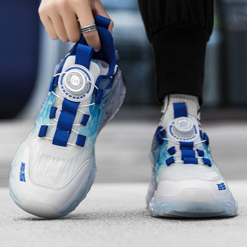 Summer Men s Shoes Breathable Rotating Buckle Sports Casual Shoes Couple Style Youth Old Man soled men s shoes 43