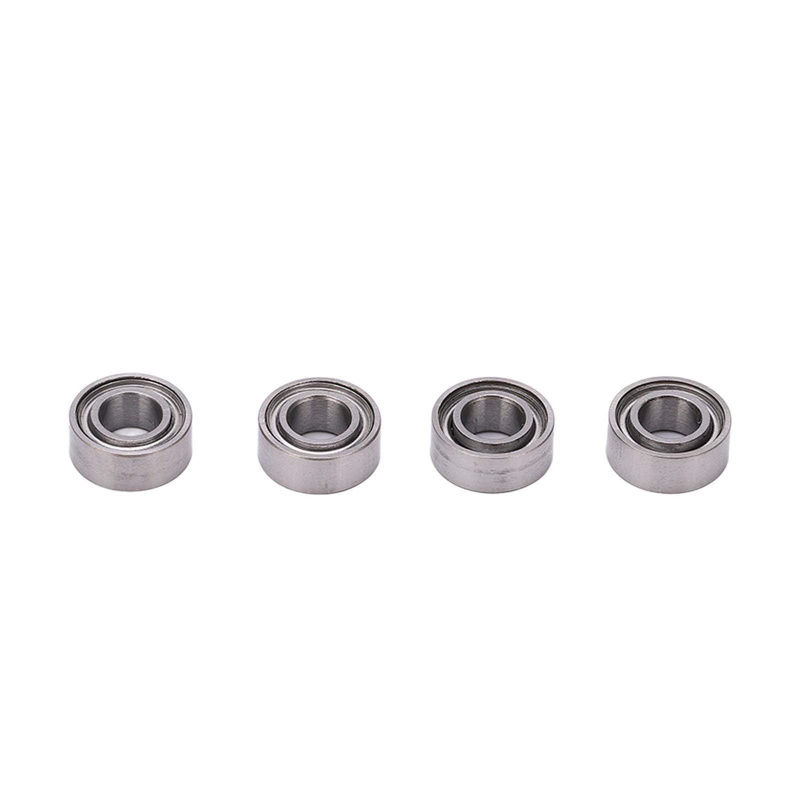 

4Pcs Stainless Steel Ball Bearings 5x10x4mm for Arrma 3S 110 Remote Control Cars