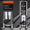 Multifunctional Stainless Steel Telescopic Ladder: A-Frame, Extension, Straight, Folding, Household/Engineering Use