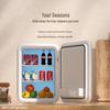 Compact Mini Fridge - Cooling & Heating for Cosmetics, Dorms, Cars, Home