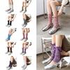 Knit Winter Warm Leg Warmers Long Socks Boot Cuffs Ribbed Leggings Stockings Bowknot Knee Warmers Sleeve